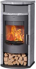 Fireplace Kaminofen Barcelona Speckstein 53x53x118