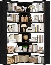 FirFurd 190 cm Eckregal stehend Bücherregal