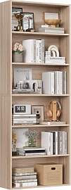 FirFurd Bücherregal, Holzregal mit 6 Fächern,