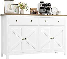 FirFurd Sideboard 140cm Breit Küchenschrank mit