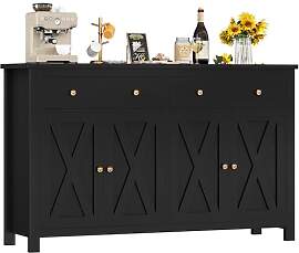 FirFurd Sideboard 140cm Breit Küchenschrank mit