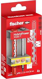 fischer HybridPower 10 x 90 T, Dübel für