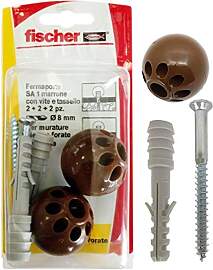 Fischer Türstopper braun 1N K, Set mit zwei