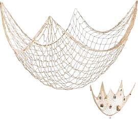 Fischernetz Deko, 200 x 100 cm Dekoratives