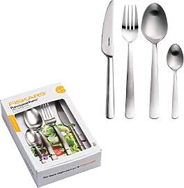 Fiskars Besteck-Set, 16-teilig, Qualitätsstahl,