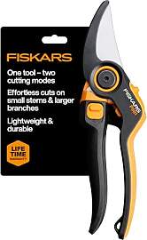 Fiskars DualAction Gartenschere - Handschere mit