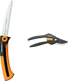 Fiskars Handsäge für frisches Holz, Grobzahnung, 