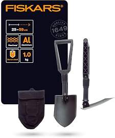 Fiskars Klappspaten für Camper und Bergsteiger,