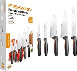 Fiskars Küchenmesser-Set, 5-teilig, Functional