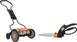 Fiskars Spindelmäher, Rasenmäher mit