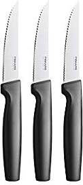 Fiskars Steakmesser-Set, 3-teilig, Functional