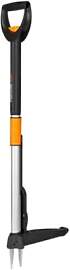 Fiskars Unkrautstecher Telescopic, Schwarz,