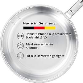 Fissler Pure Collection/Edelstahl-Pfanne (Ø 20