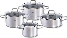 Fissler Viseo/Edelstahl-Topfset, 4-teilig,