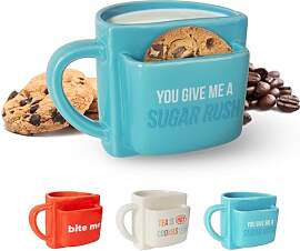 FISURA - Originelle Tasse mit Keksfach “A sugar