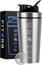 Fitorb Edelstahl Shaker 750 ml, Doppelwandig & 
