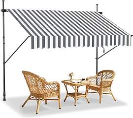 FIVMEN Klemmmarkise 400 cm Breit Balkon Markise