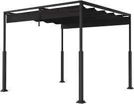 FIVMEN Pergola 3x3 m Terrassenüberdachung