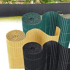 FIVMEN PVC Sichtschutzmatte 80x300cm Balkon