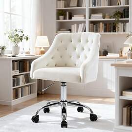 Fiximaster Homeoffice Bürostuhl aus Samt,