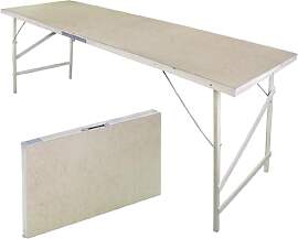 FIXKRAFT Holz Klapptisch Camping Tisch Faltbar