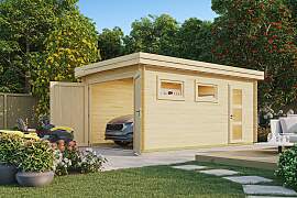Fjordholz Holzgarage Modell Ken 28