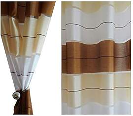 FKL DESIGN Home Deco Gardine Ösen- Vorhang -