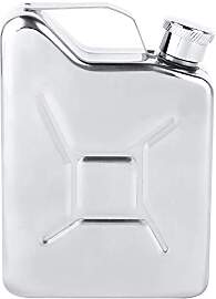 Flachmann für Likör, 142 ml, Edelstahl, tragbar, 