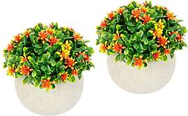 Flair Flower Blütenbusch im Topf Künstlich
