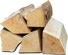 Flameup Brennholz Buche, Kaminholz mit Rinde,