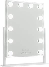 Flamingueo Schminkspiegel mit Beleuchtung - 12 LED 