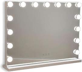 Flamingueo Schminkspiegel mit Beleuchtung - 15 LED 