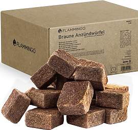 Flammingo® Ökologische Anzündwürfel, braun -