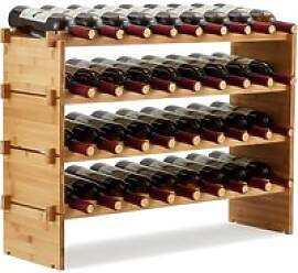 Flaschenschrank, Weinregal aus Holz, Weinhalter,