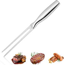 Fleischgabel Edelstahl 27cm Tranchiergabel Gerade