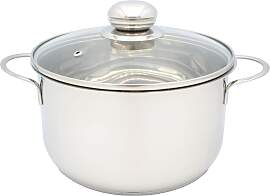 Fleischtopf KRÜGER "Saturn", silber,