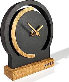 FLEXISTYLE Modern standuhr tischuhr klein aus Holz 