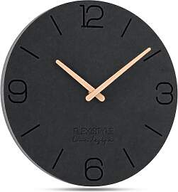 FLEXISTYLE Wanduhr Modern ohne tickgeräusche ECO