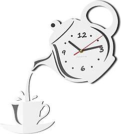 FLEXISTYLE z52-2 Moderne Wanduhr für die Küche