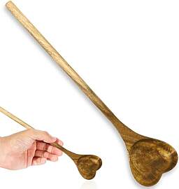FLEXNOVA Holzlöffel Herz, 28.5 x 6cm Kochlöffel