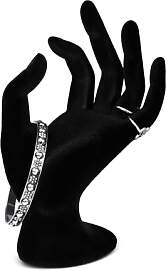 Flexzion Schmuckhand Samt Schmuckständer Hand, OK 