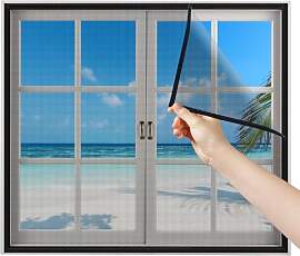 Fliegengitter Fenster, 60x120cm Insektenschutz