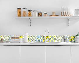 Fliesenaufkleber QUEENCE "Ornamente mit