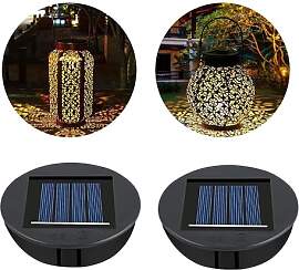 Flintronic Solarleuchten Ersatzteile, 2 Stück
