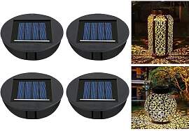 Flintronic Solarleuchten Ersatzteile, 4 Stück