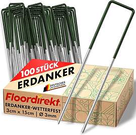 Floordirekt Erdanker 100 Stück Heringe für
