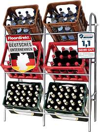 Floordirekt Getränkekistenregal für 3 oder 6