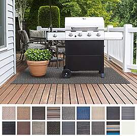 Floordirekt Grillmatte Bodenschutz Grillteppich,
