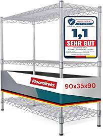 Floordirekt Küchenregal, Gitterregal, Metallregal 