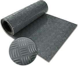 Floordirekt PVC-Bodenbelag - Riffelblech-Optik -